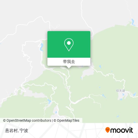 悬岩村地图