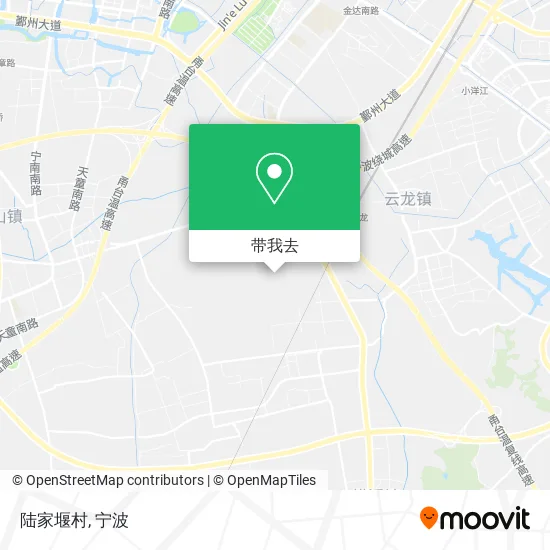 陆家堰村地图