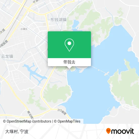 大堰村地图
