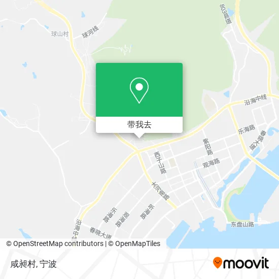 咸昶村地图