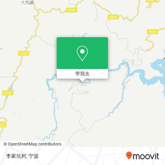 李家坑村地图