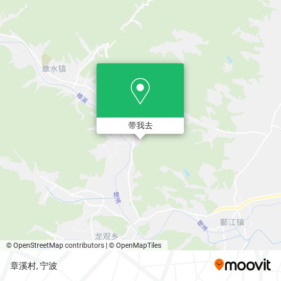 章溪村地图