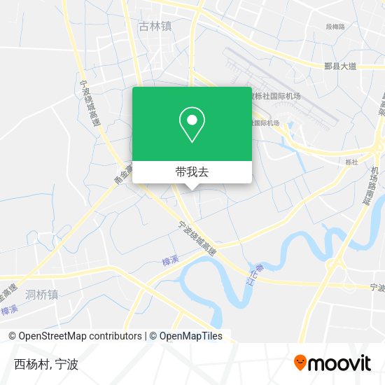 西杨村地图