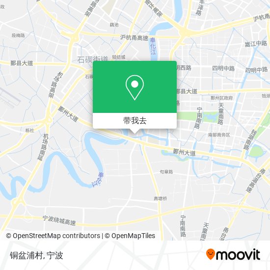 铜盆浦村地图