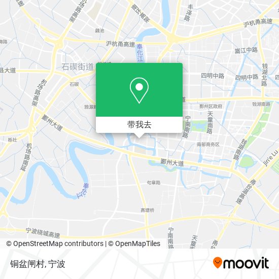 铜盆闸村地图