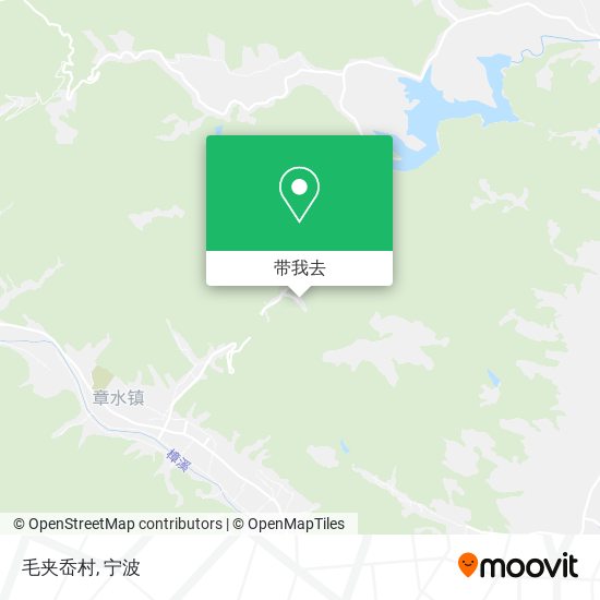 毛夹岙村地图