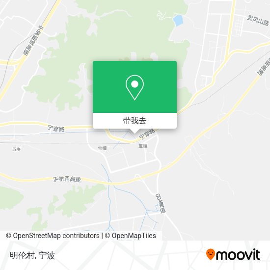 明伦村地图