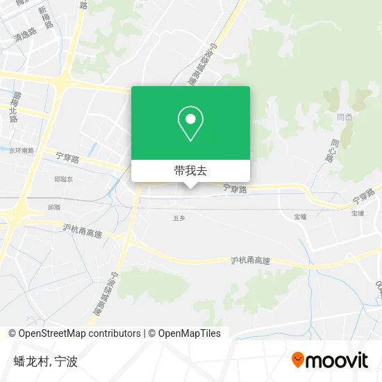 蟠龙村地图