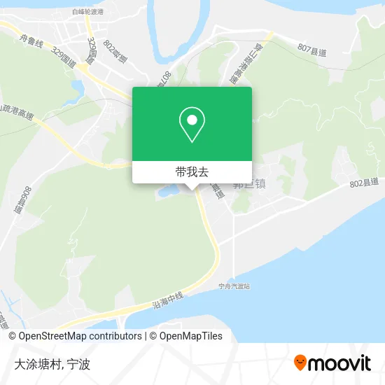 大涂塘村地图