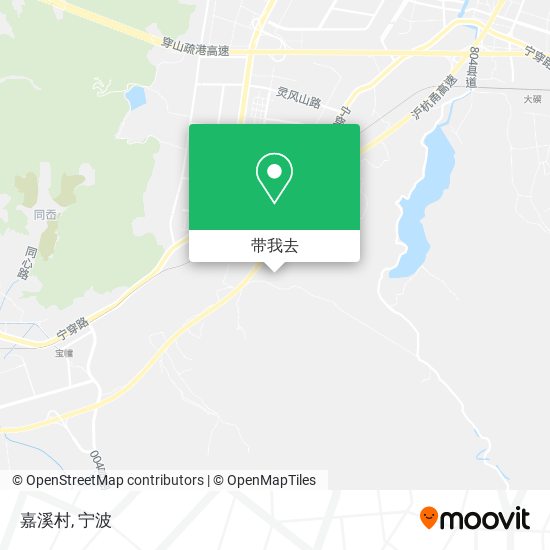 嘉溪村地图