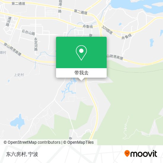 东六房村地图