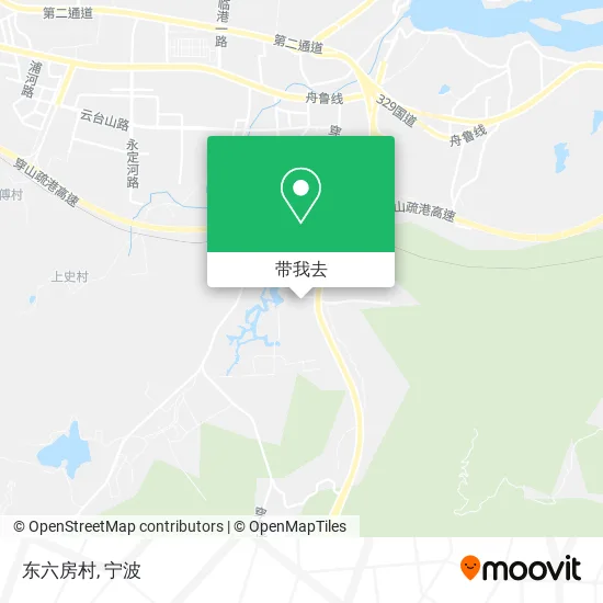 东六房村地图