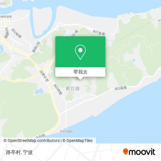 路亭村地图