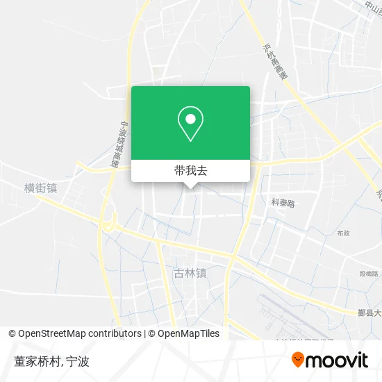 董家桥村地图