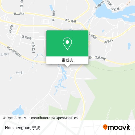 Houzhengcun地图