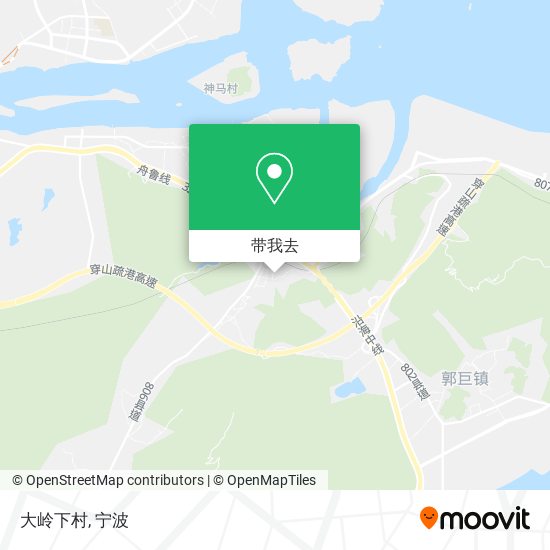 大岭下村地图