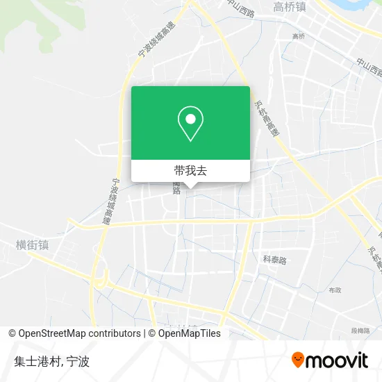 集士港村地图