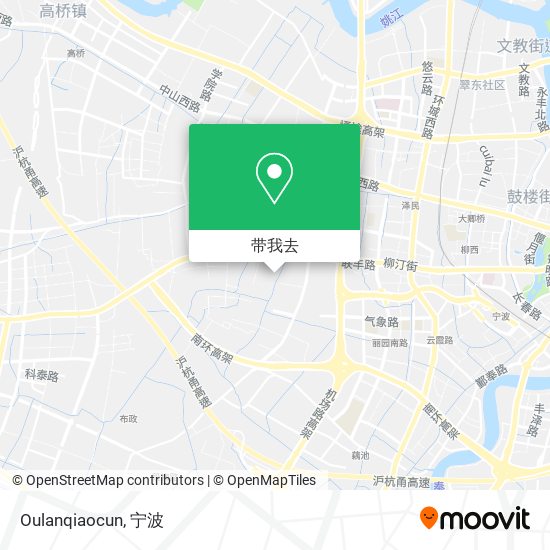 Oulanqiaocun地图