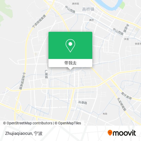Zhujiaqiaocun地图