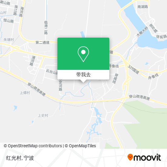 红光村地图