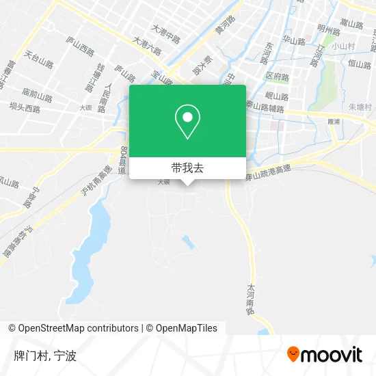 牌门村地图
