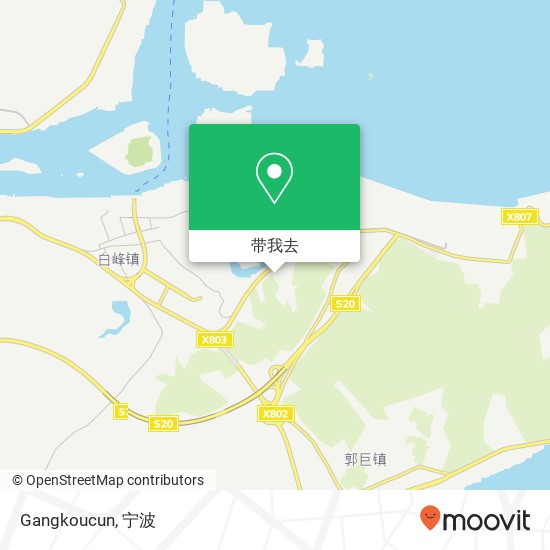 Gangkoucun地图
