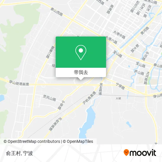 俞王村地图