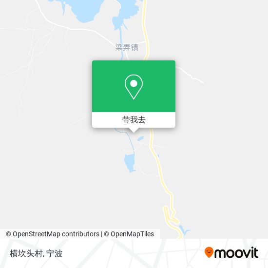 横坎头村地图