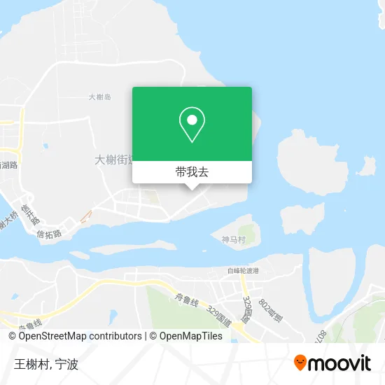 王榭村地图