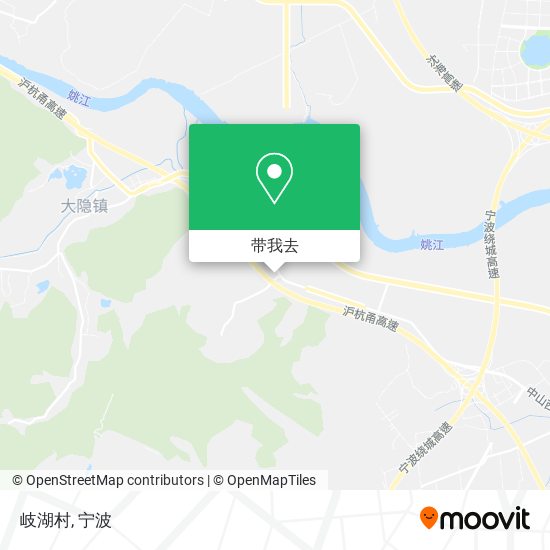 岐湖村地图
