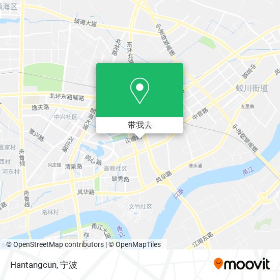 Hantangcun地图