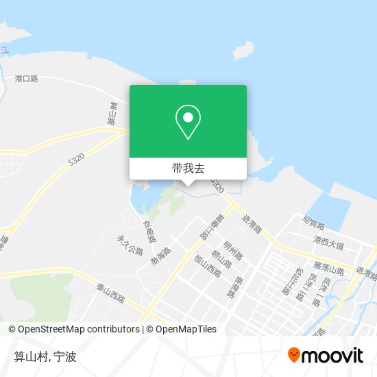 算山村地图