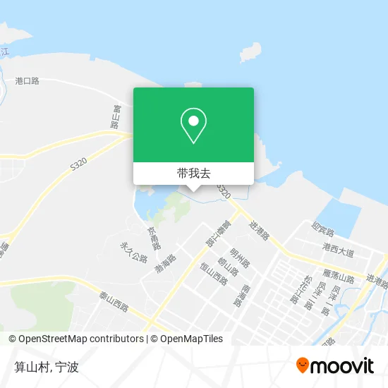 算山村地图