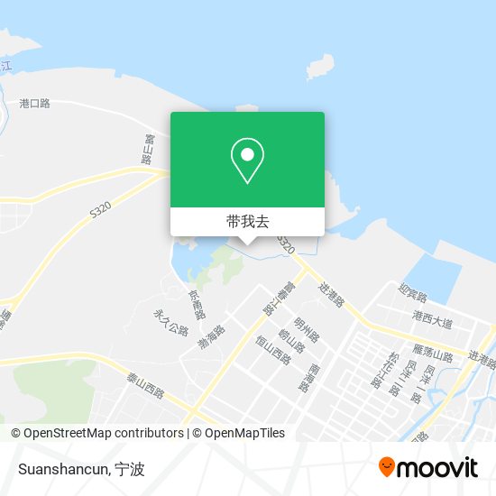 Suanshancun地图