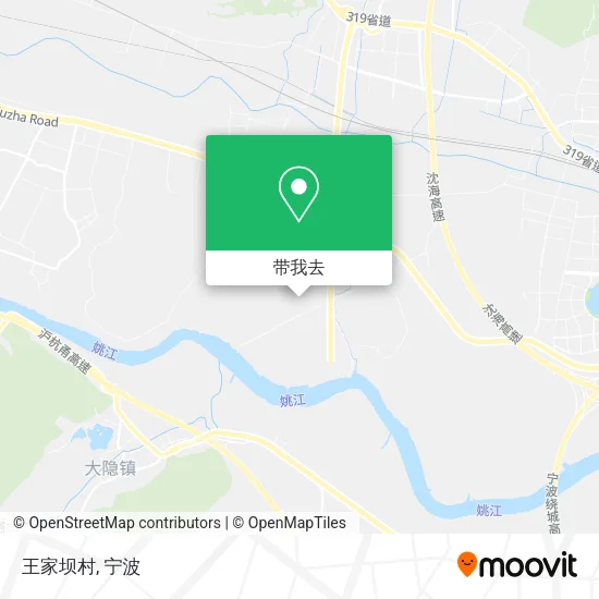 王家坝村地图