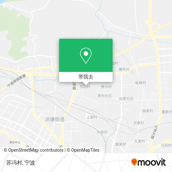 苏冯村地图