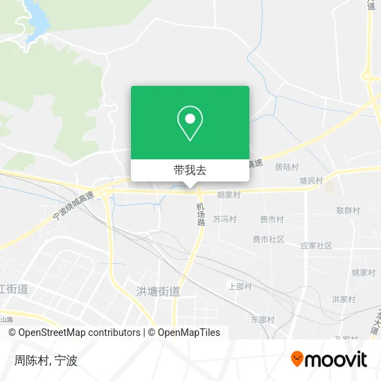 周陈村地图
