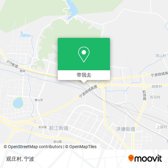 观庄村地图