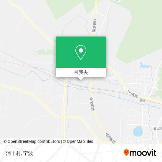 浦丰村地图