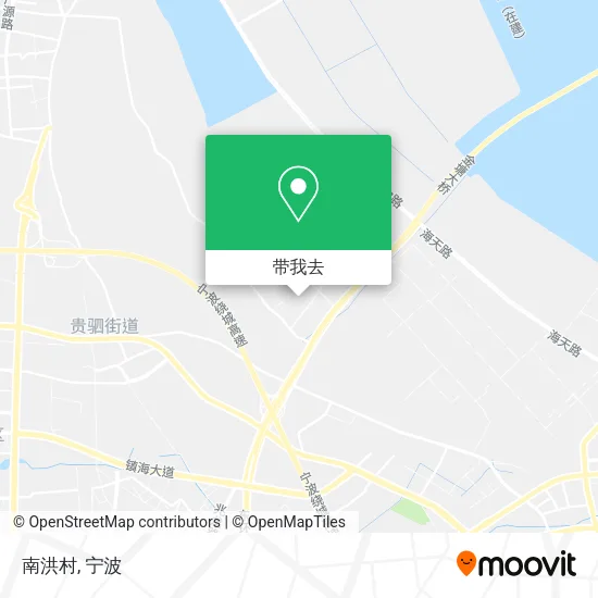 南洪村地图