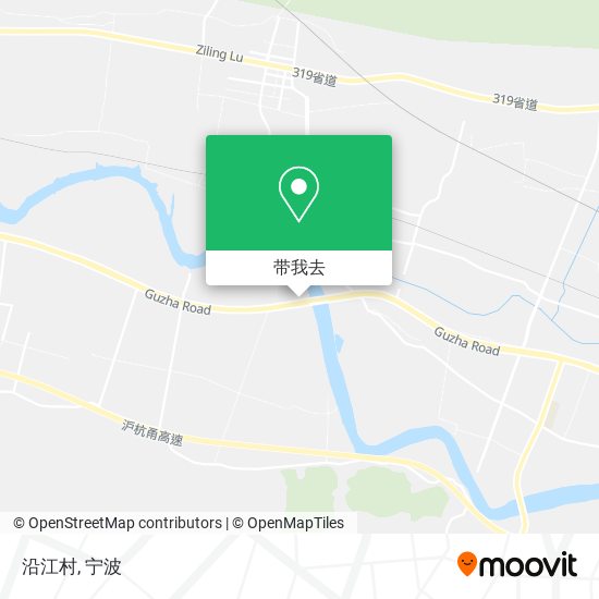 沿江村地图