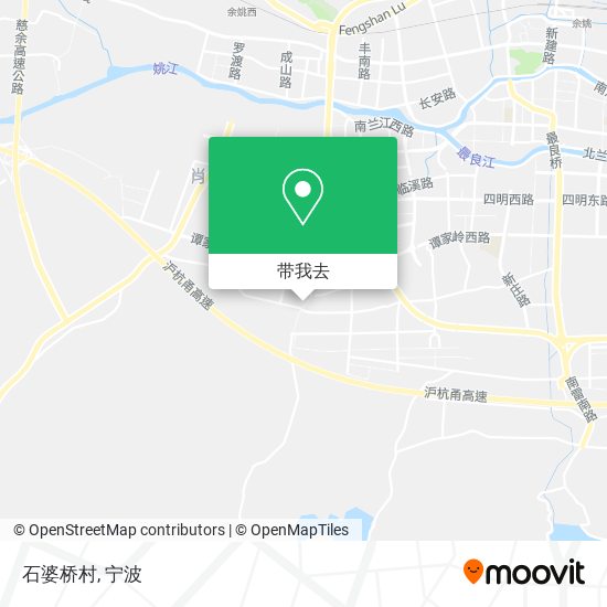 石婆桥村地图