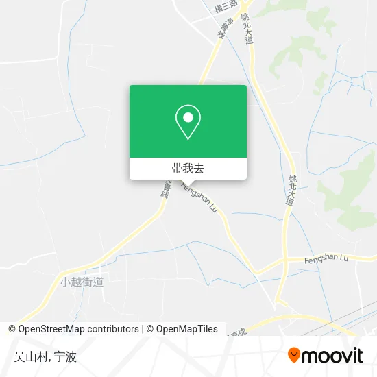 吴山村地图