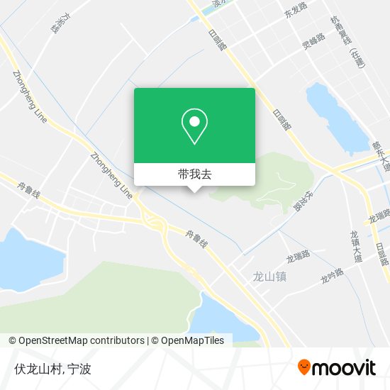 伏龙山村地图