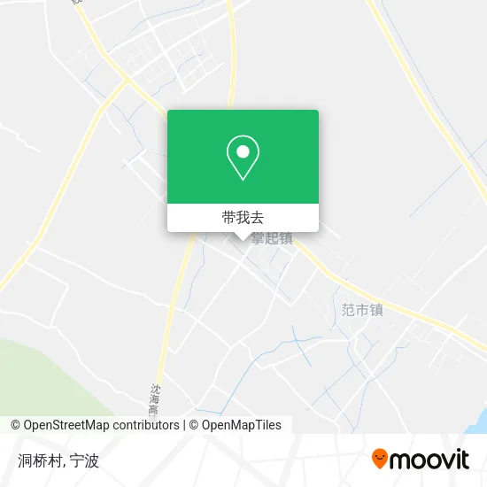 洞桥村地图