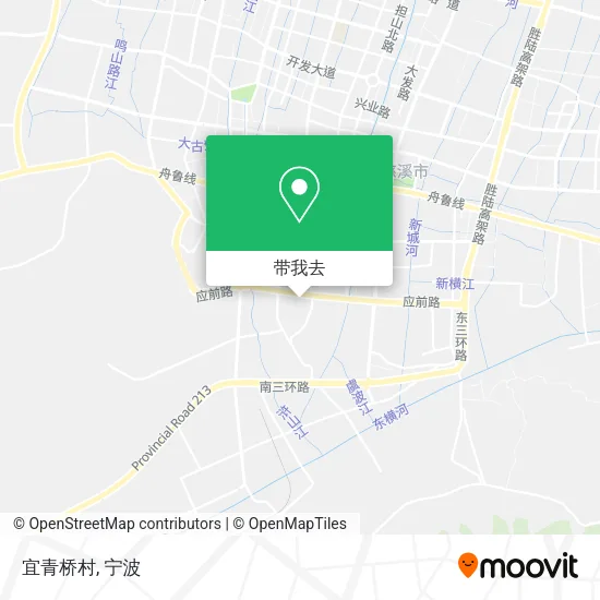 宜青桥村地图