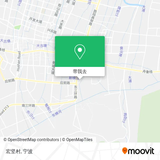 宏坚村地图