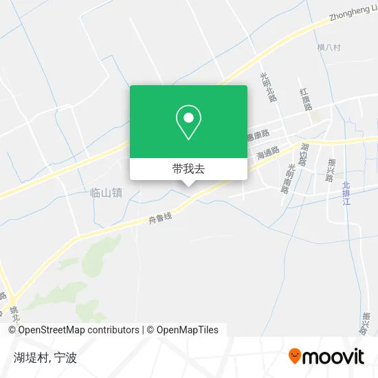 湖堤村地图