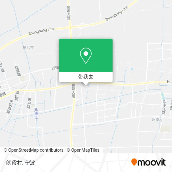 朗霞村地图