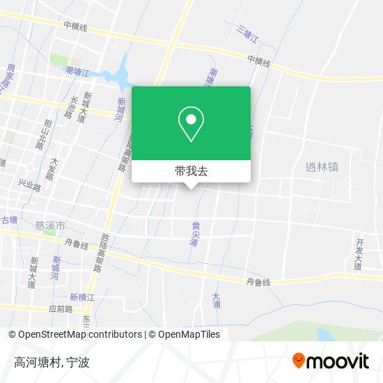 高河塘村地图